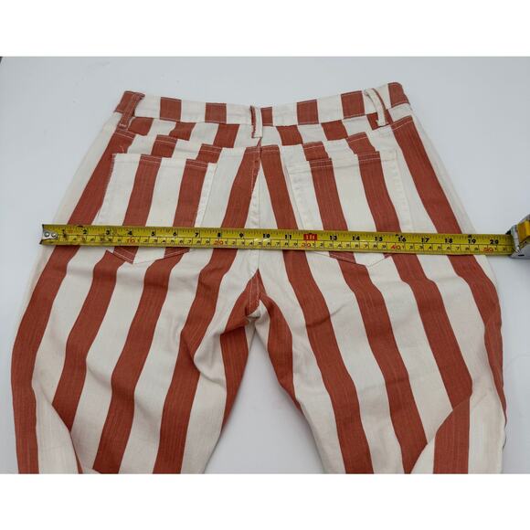 SZ L Wisteria Lane Striped Flare Jeans - Picture 4 of 7